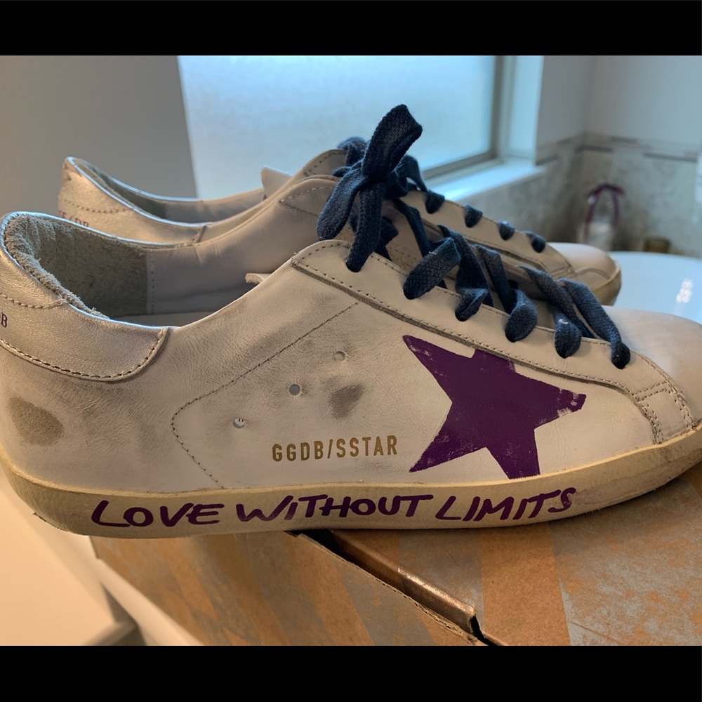 COPY - Super-Star in leather w/ "Love without lim…